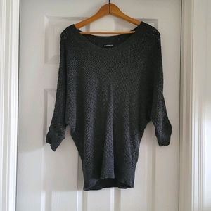 Express 3/4 Sleeve Chunky Sweater